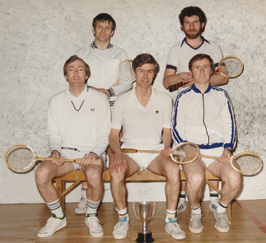 Belvedere men's squash team from the 1970s